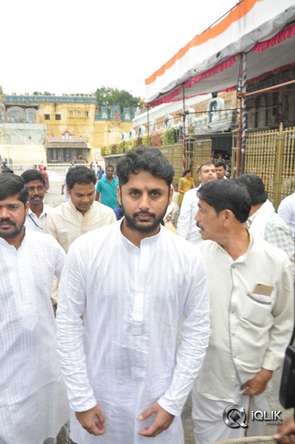 Lie-Movie-Team-At-Tirumala